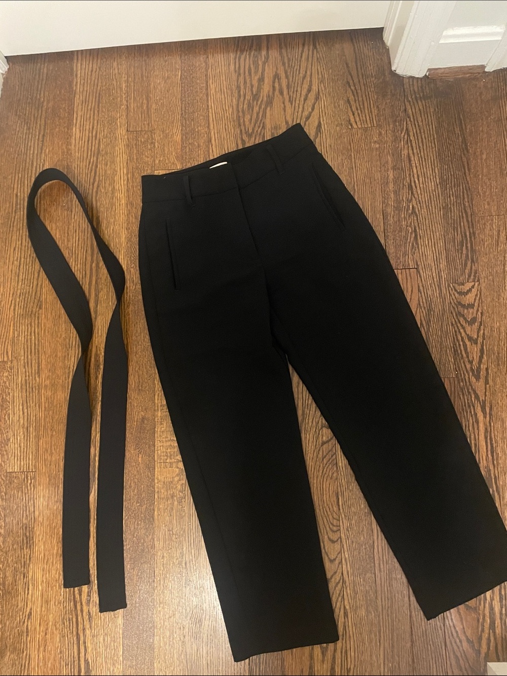 Wilfred Effortless Cropped Dress Pants with Removable Belt